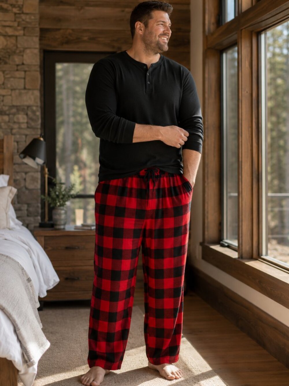 Sonoma Buffalo Plaid Flannel Pajama Pants | Men's XXLT Big & Tall